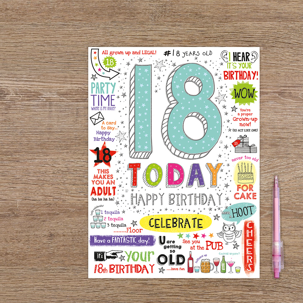 18 today happy birthday