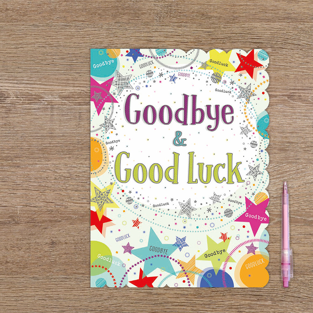 XL kaart - Goodbye & good luck