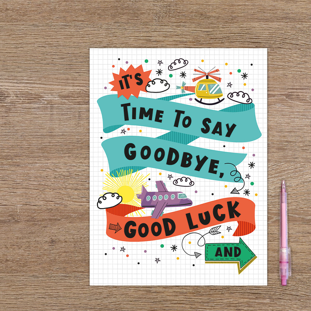 XL kaart - Time to say goodbye