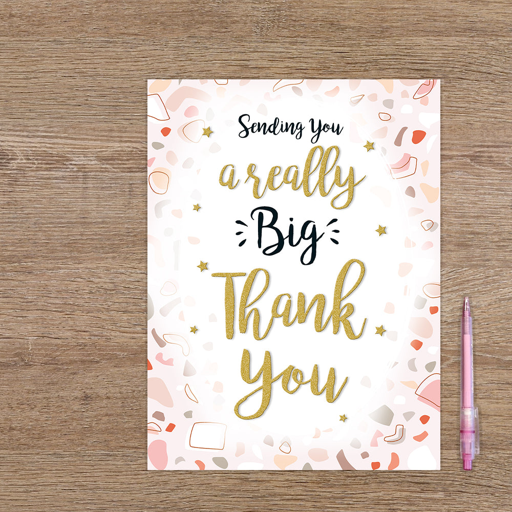 XL kaart - Sending you a really big thank you