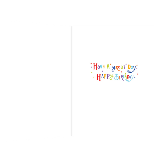 XL kaart - Happy Birthday to you