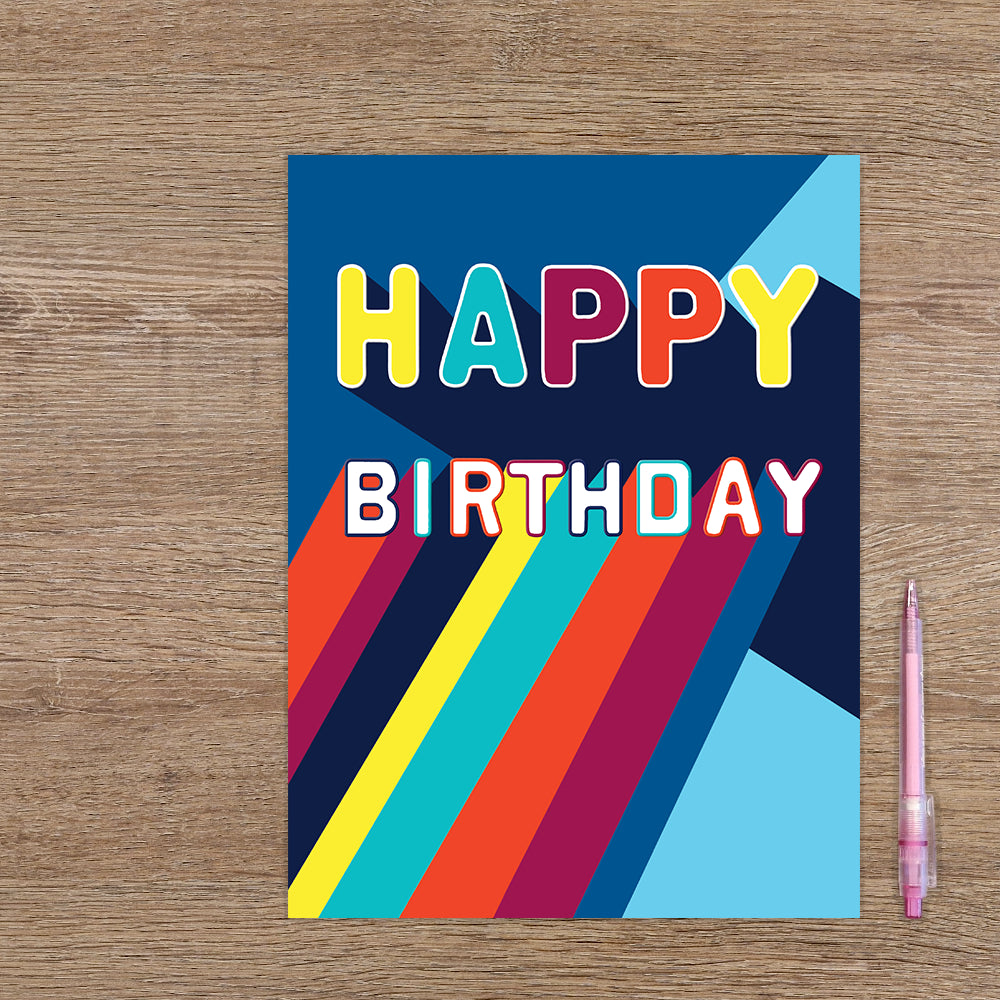 XL kaart - Happy birthday