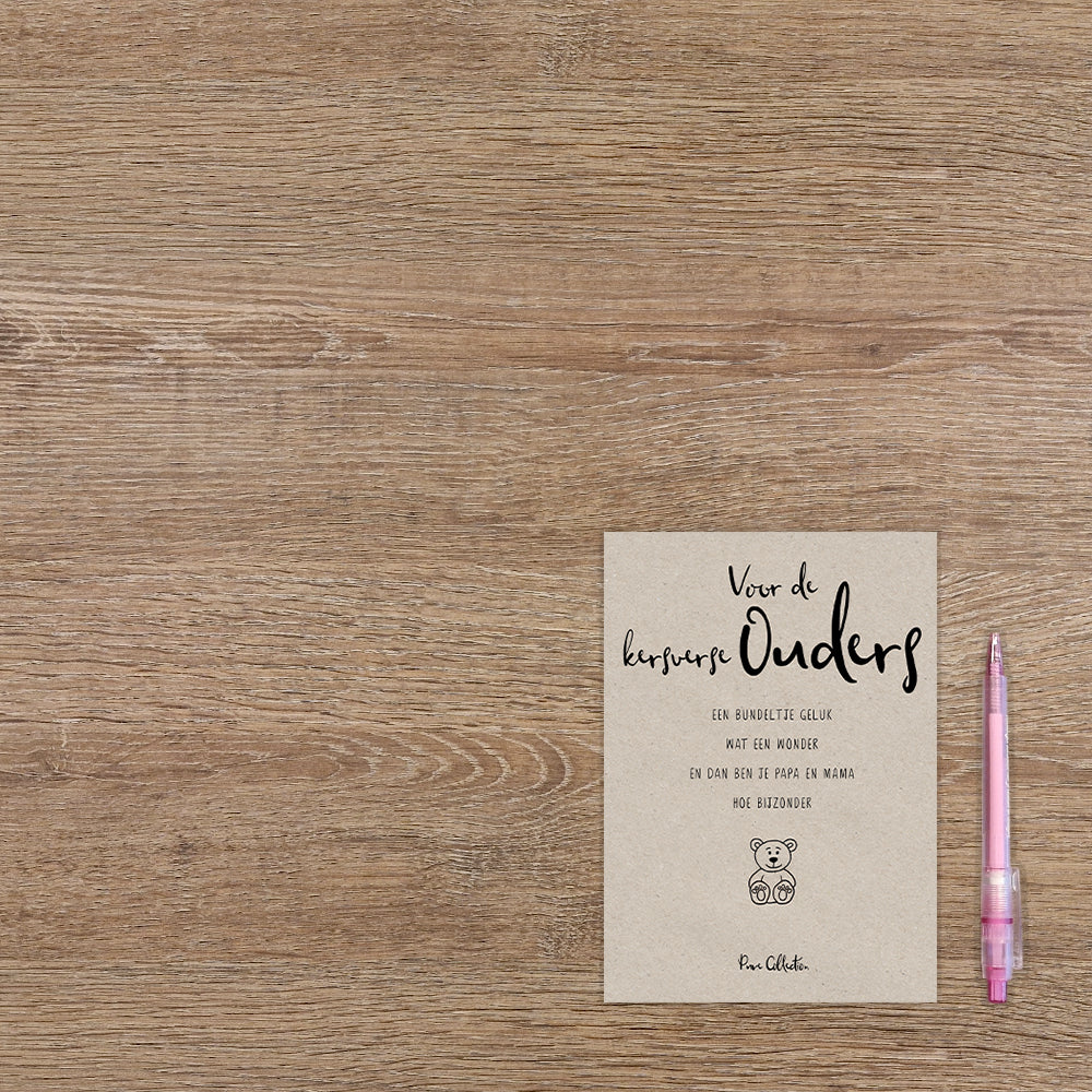 Voor de kersverse ouders