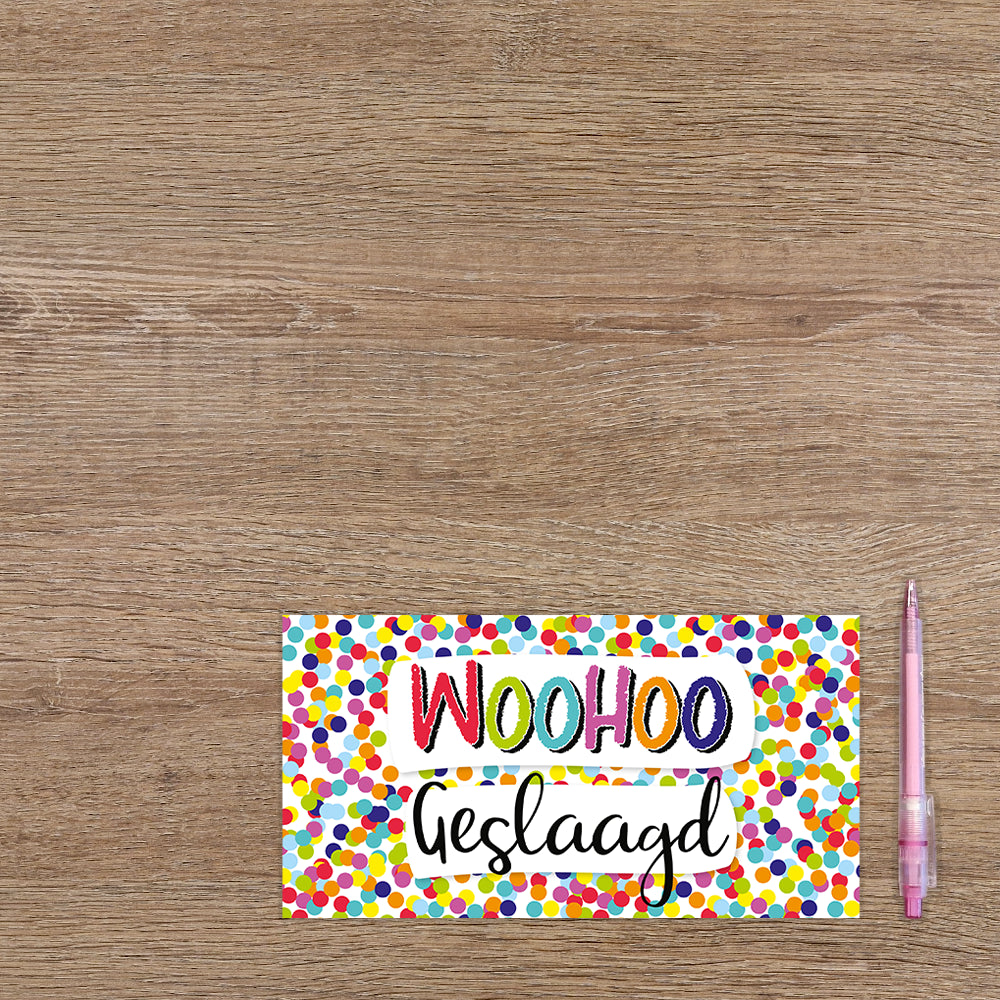 Woohoo geslaagd