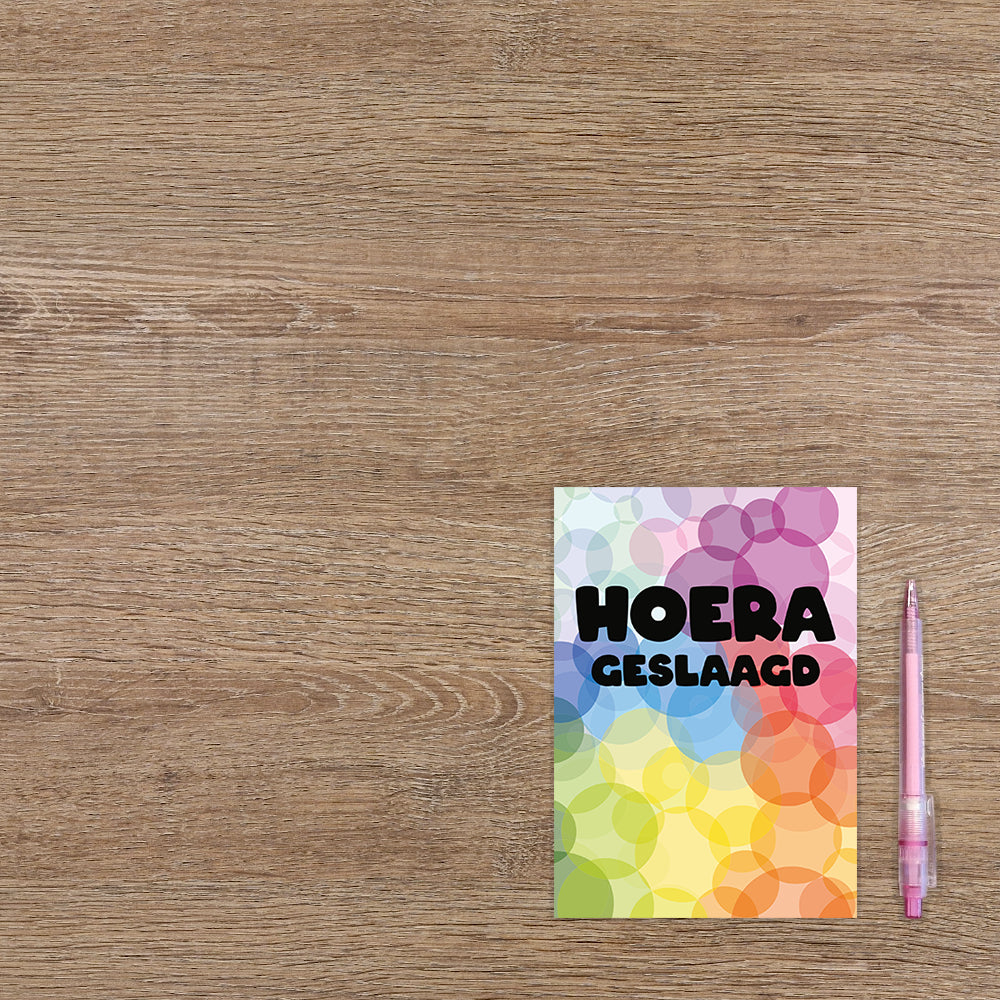 Hoera geslaagd