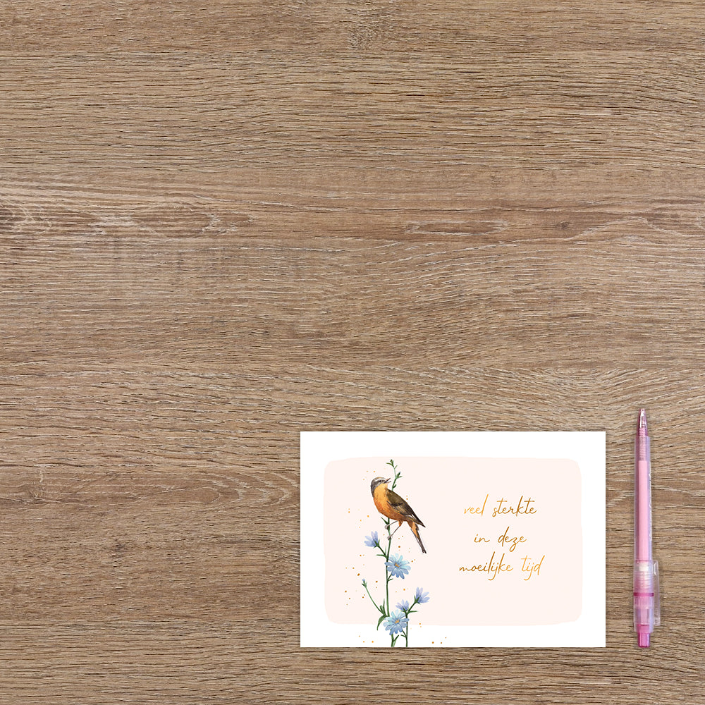 Veel sterkte in deze moeilijke tijd