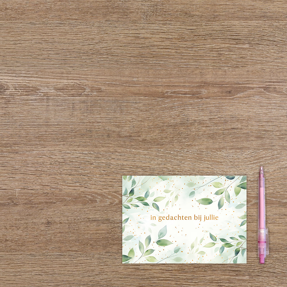 In gedachten bij jullie