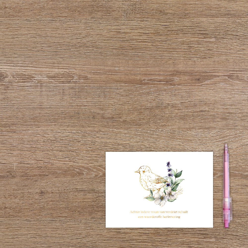 Achter iedere traan van verdriet