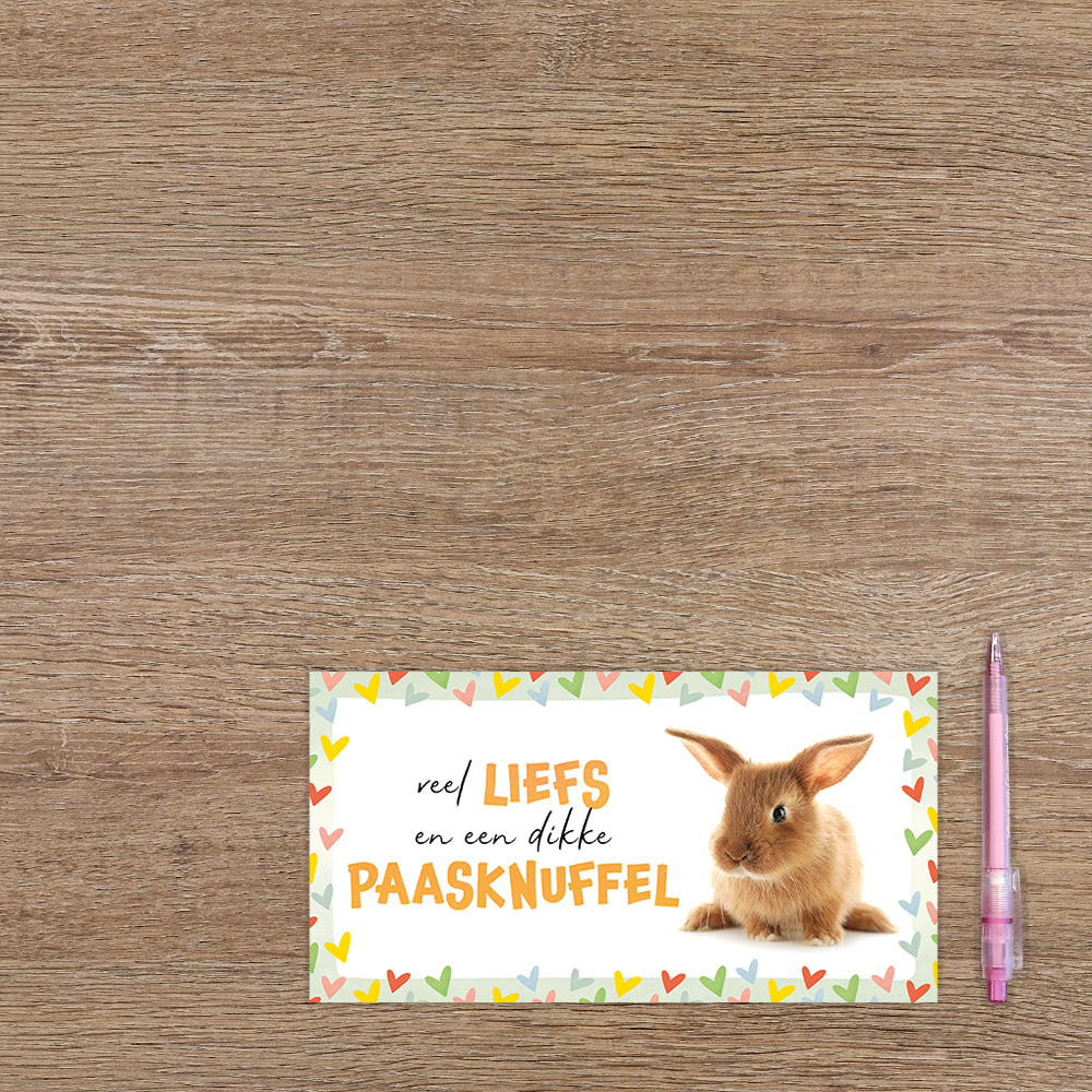 Veel liefs en een dikke paasknuffel