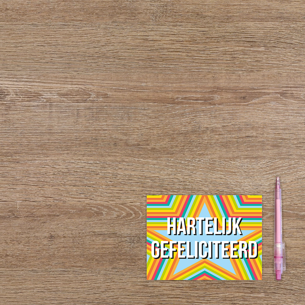 Hartelijk gefeliciteerd