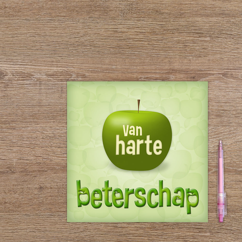 XL kaart - Van harte beterschap