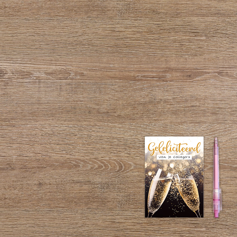 Gefeliciteerd van je collega's