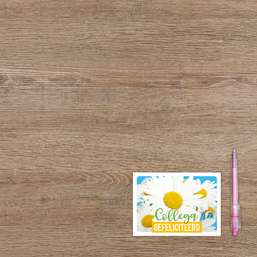 Collega gefeliciteerd