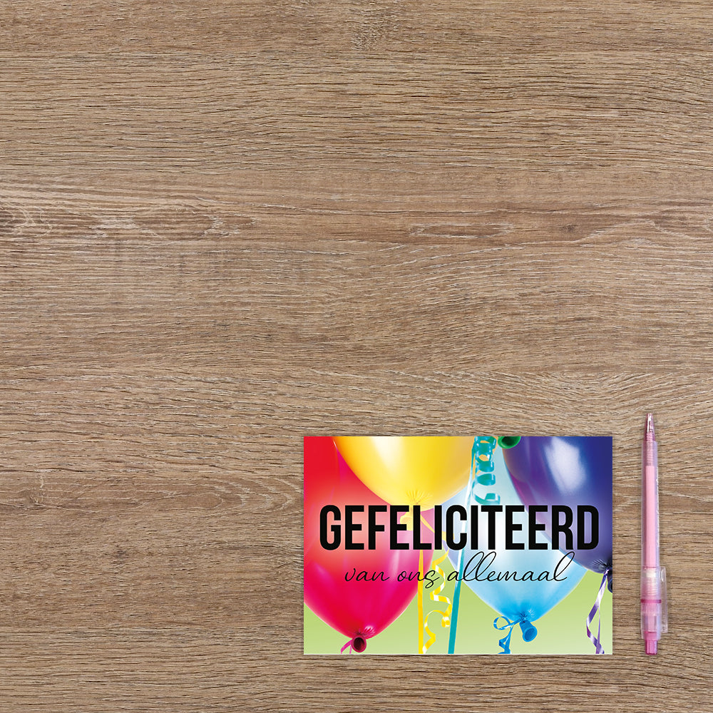 Gefeliciteerd van ons allemaal