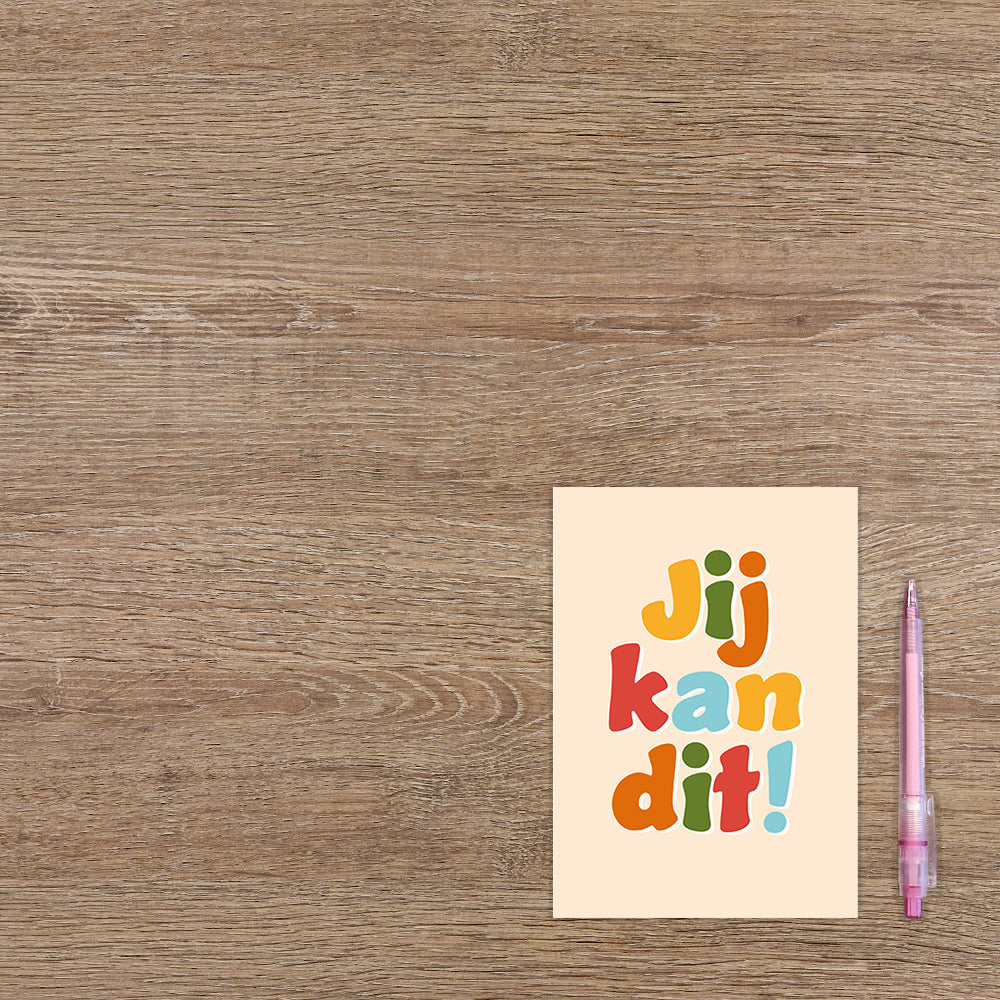Jij kan dit!