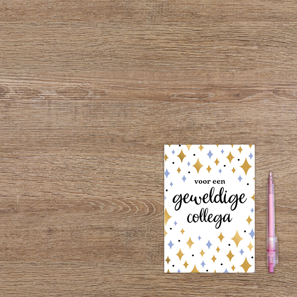 Voor een geweldige collega