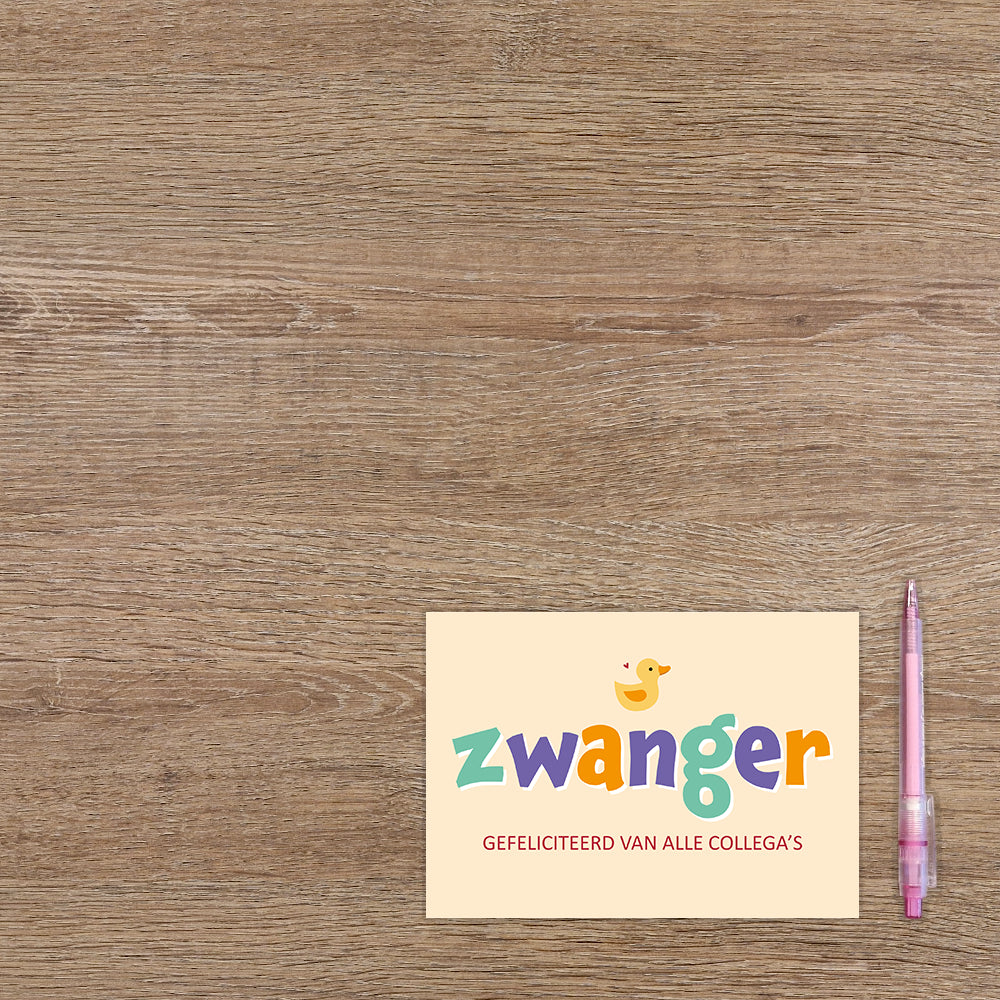 Zwanger gefeliciteerd