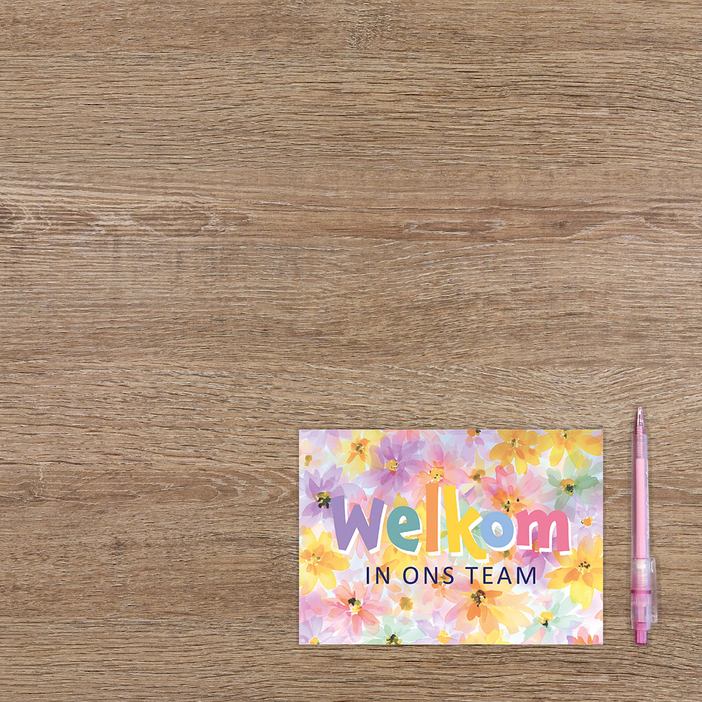 Welkom in ons team