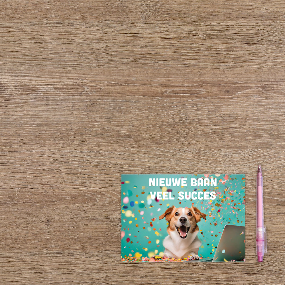 Nieuwe baan veel succes