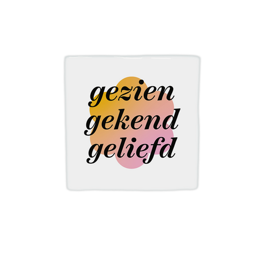 Gezien gekend geliefd