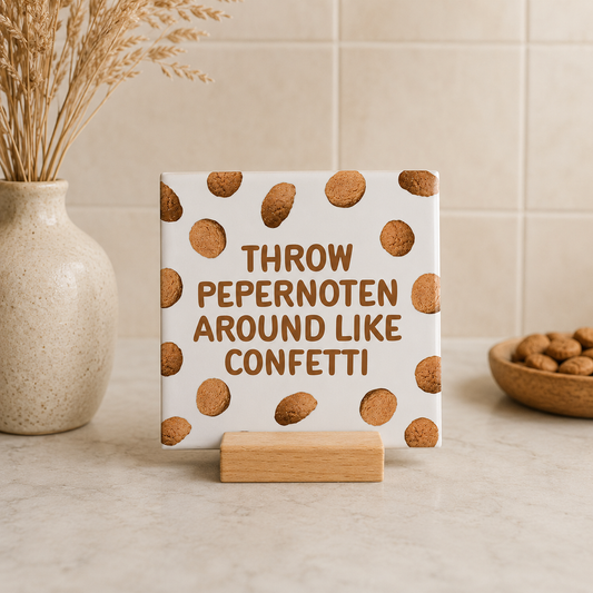 Throw pepernoten around