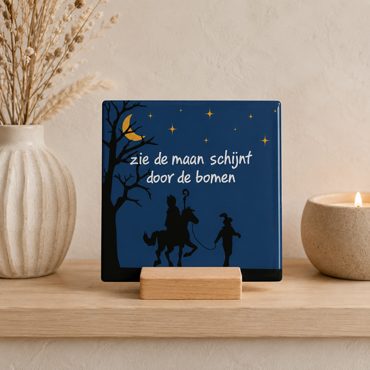 Zie de maan schijnt