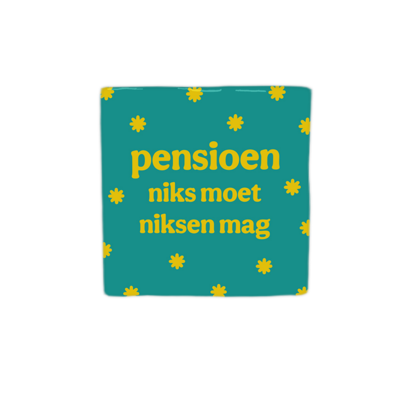 Pensioen niks moet niksen mag
