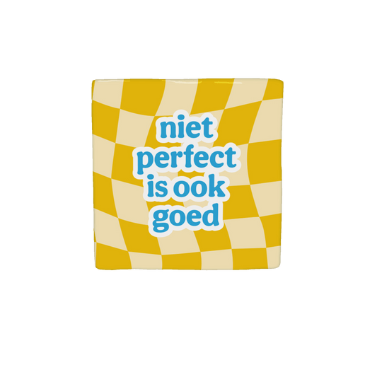 Niet perfect is ook goed