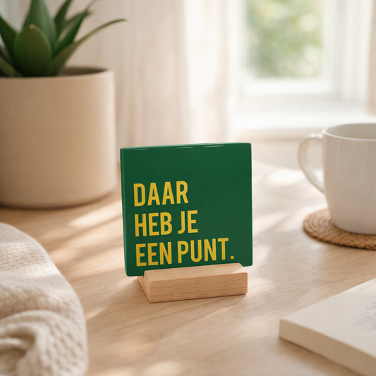 Daar heb je een punt