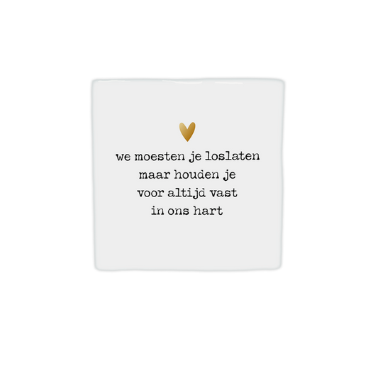We moeten jou loslaten