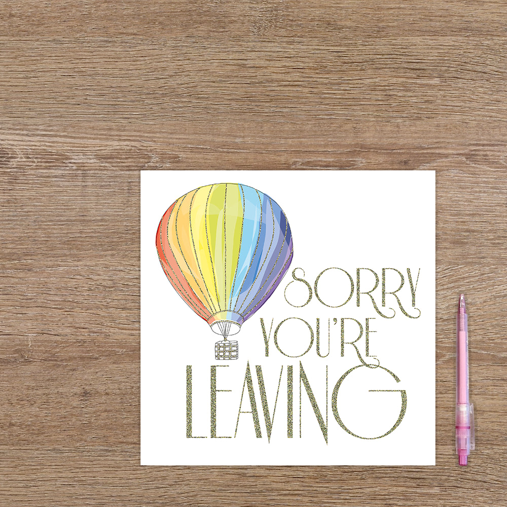 XL kaart - Sorry you're leaving