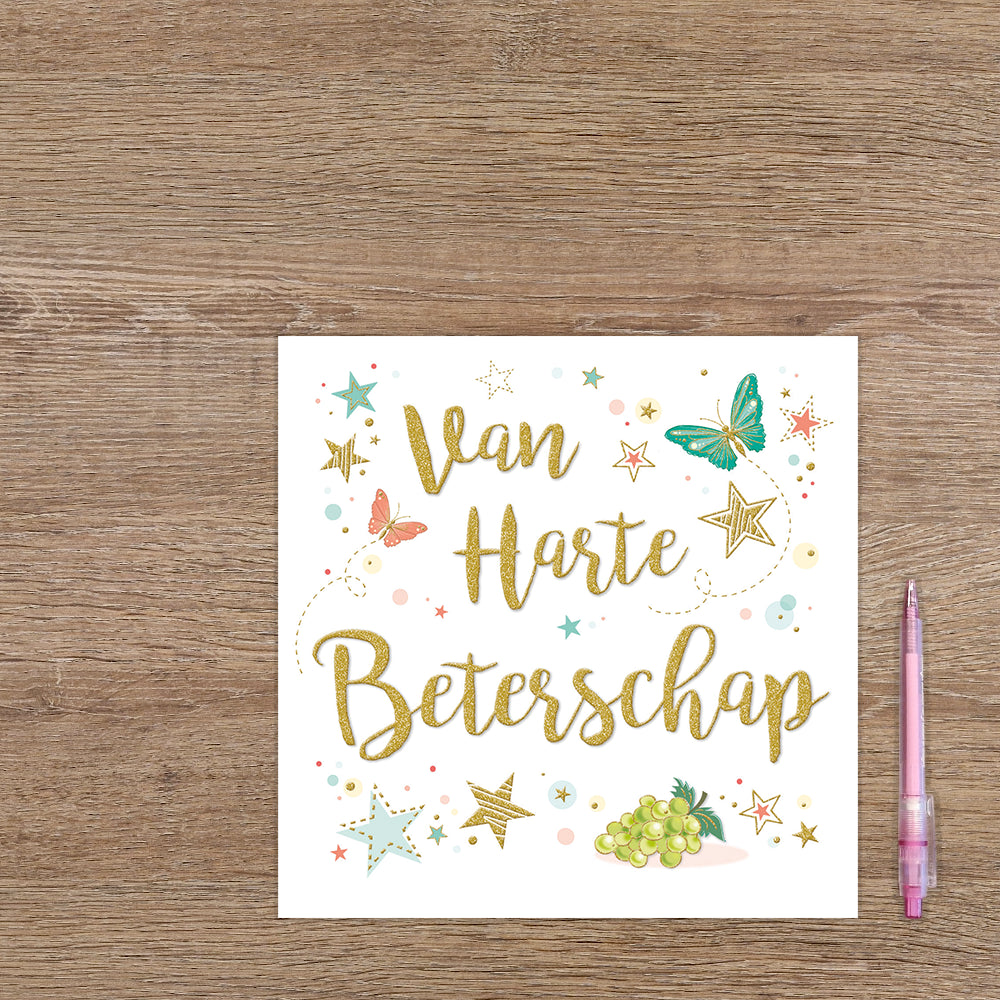 XL kaart - Van harte beterschap