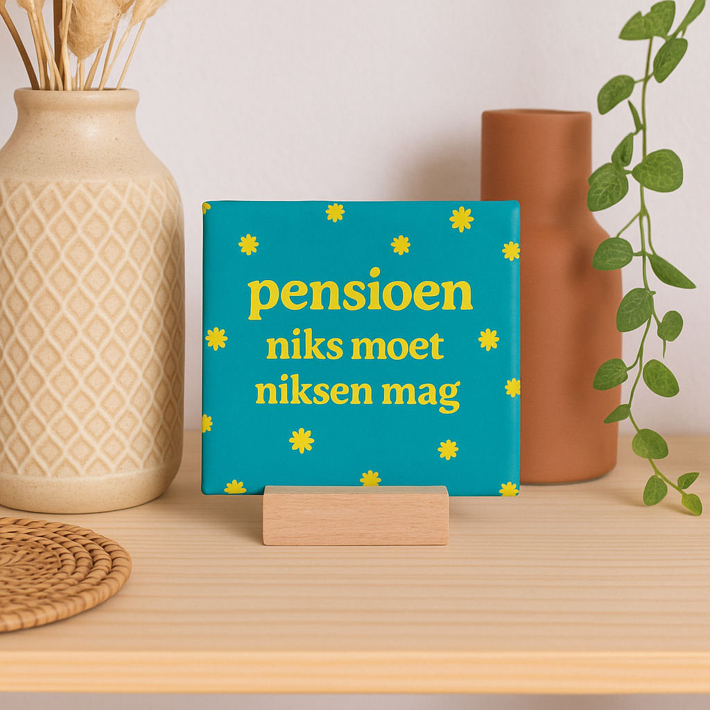 Pensioen niks moet niksen mag