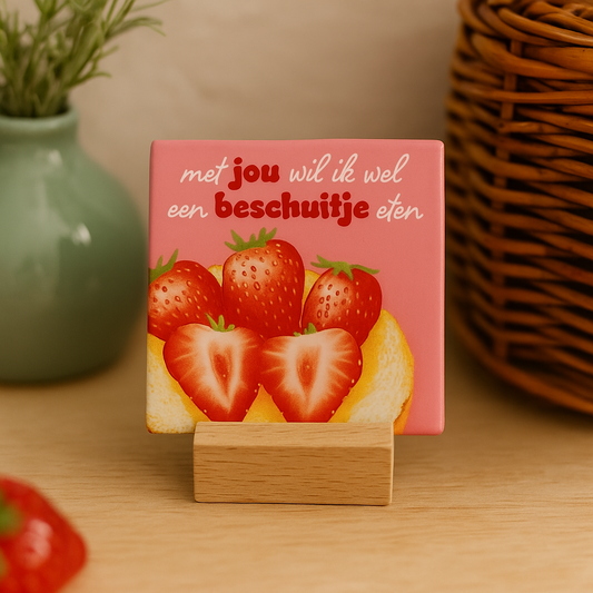 Met jou wil ik wel een beschuitje eten