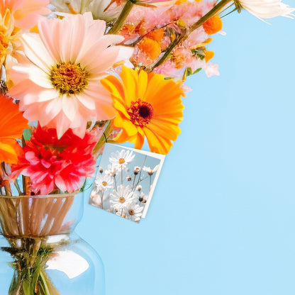 Bloemenkaartje - Madeliefjes