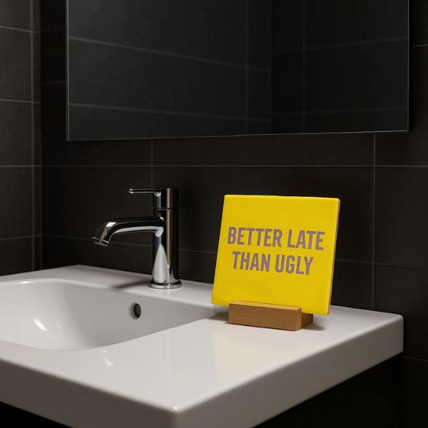 Better late than ugly