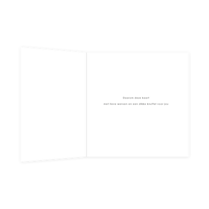 Veel liefs en een dikke knuffel