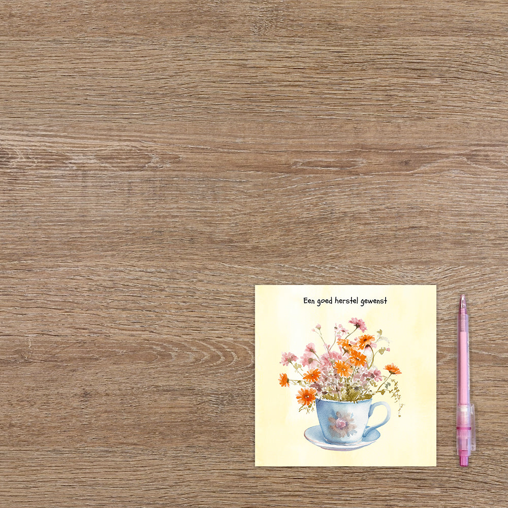 Een goed herstel gewenst