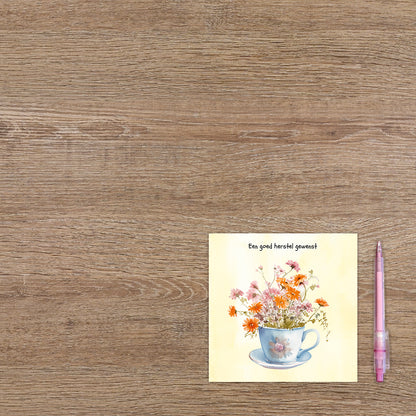 Een goed herstel gewenst