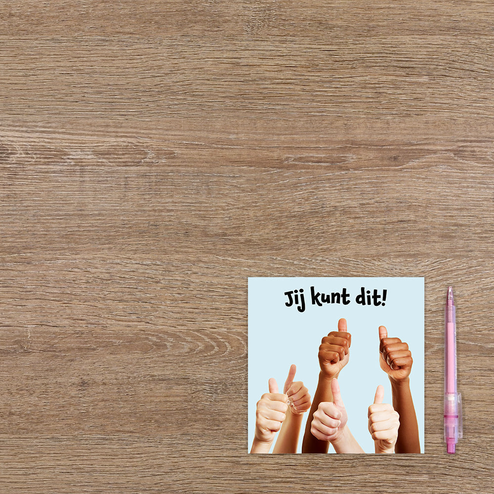 Jij kunt dit! Succeskaart