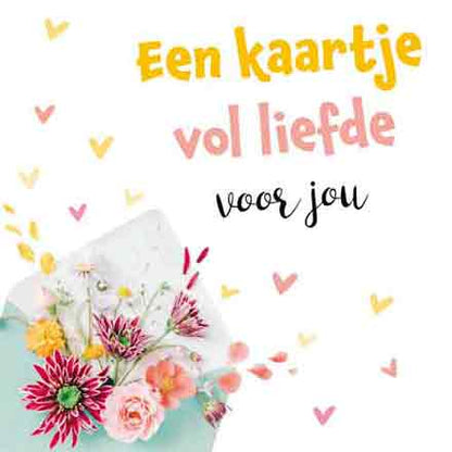 Een kaartje vol liefde voor jou