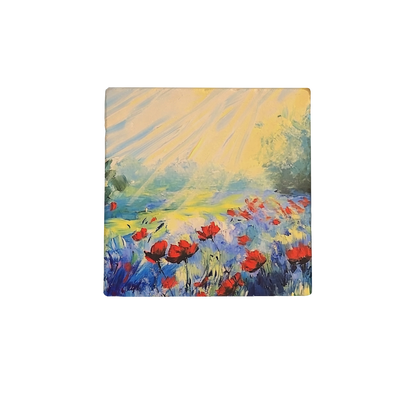 Poppies veld