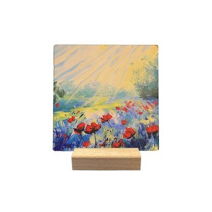Poppies veld