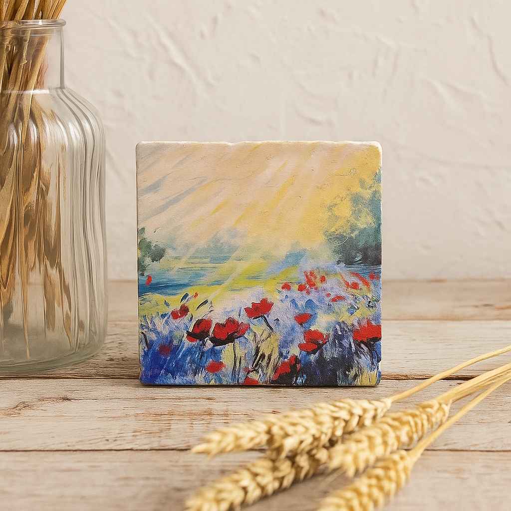 Poppies veld