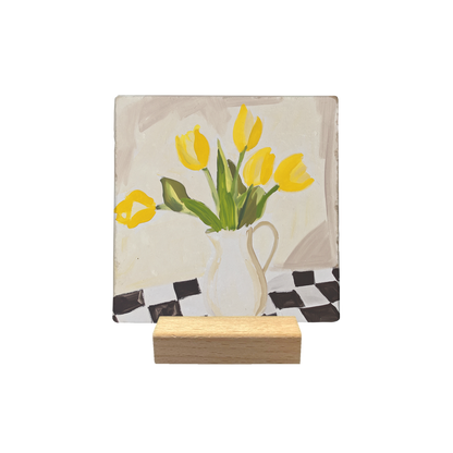 Gele tulpen