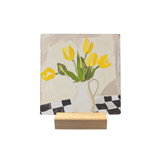Gele tulpen