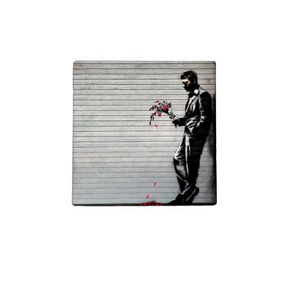Man against the wall