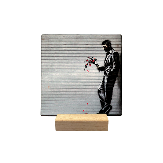 Man against the wall