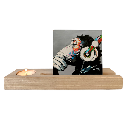 Monkey with headphone