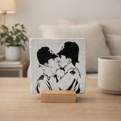 Guards Kissing